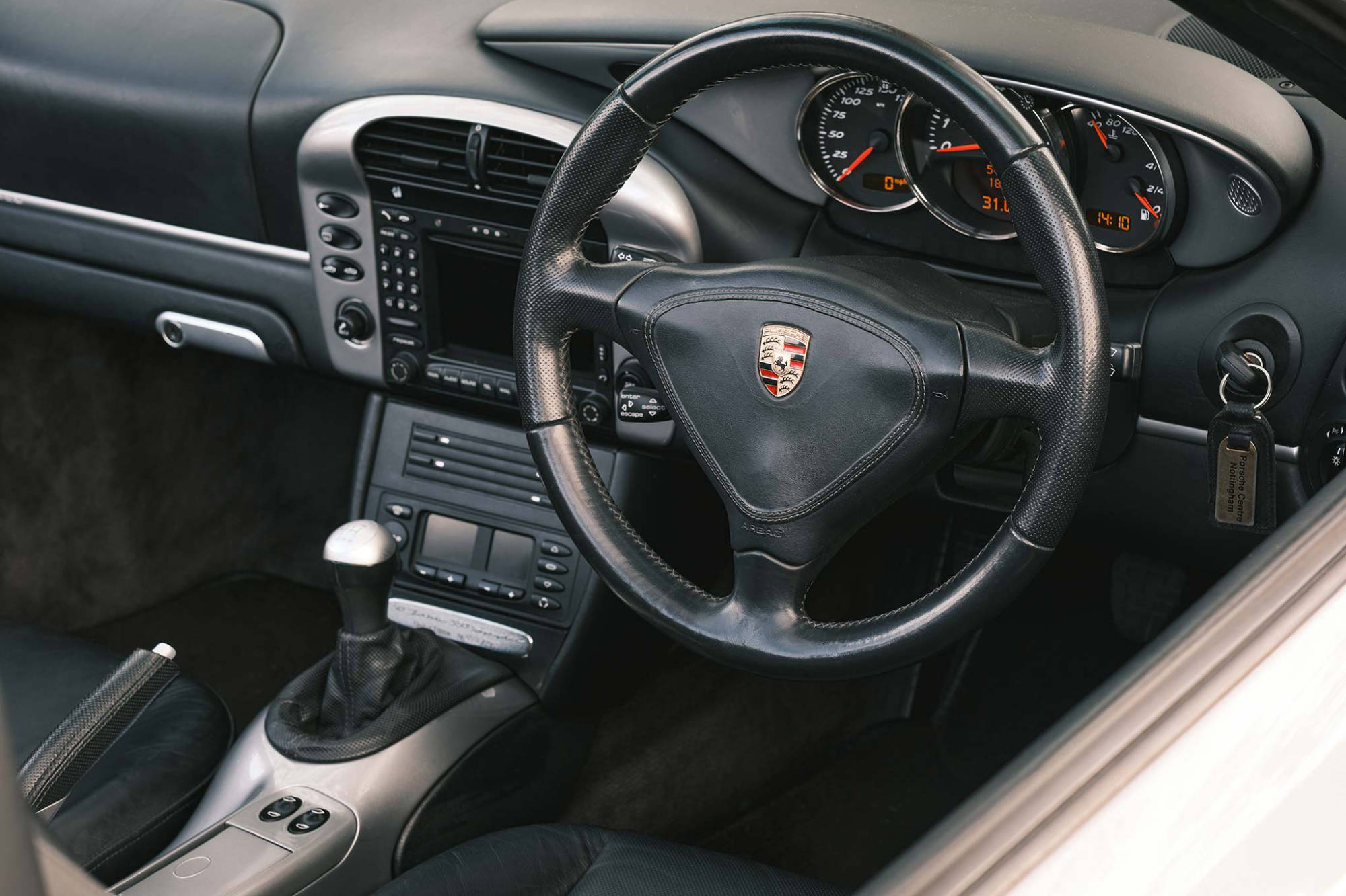Porsche interior by Matthew Brown Photography